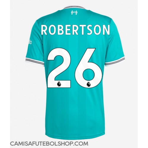 Camisa de time de futebol Liverpool Andrew Robertson #26 Replicas 3º Equipamento 2025-26 Manga Curta